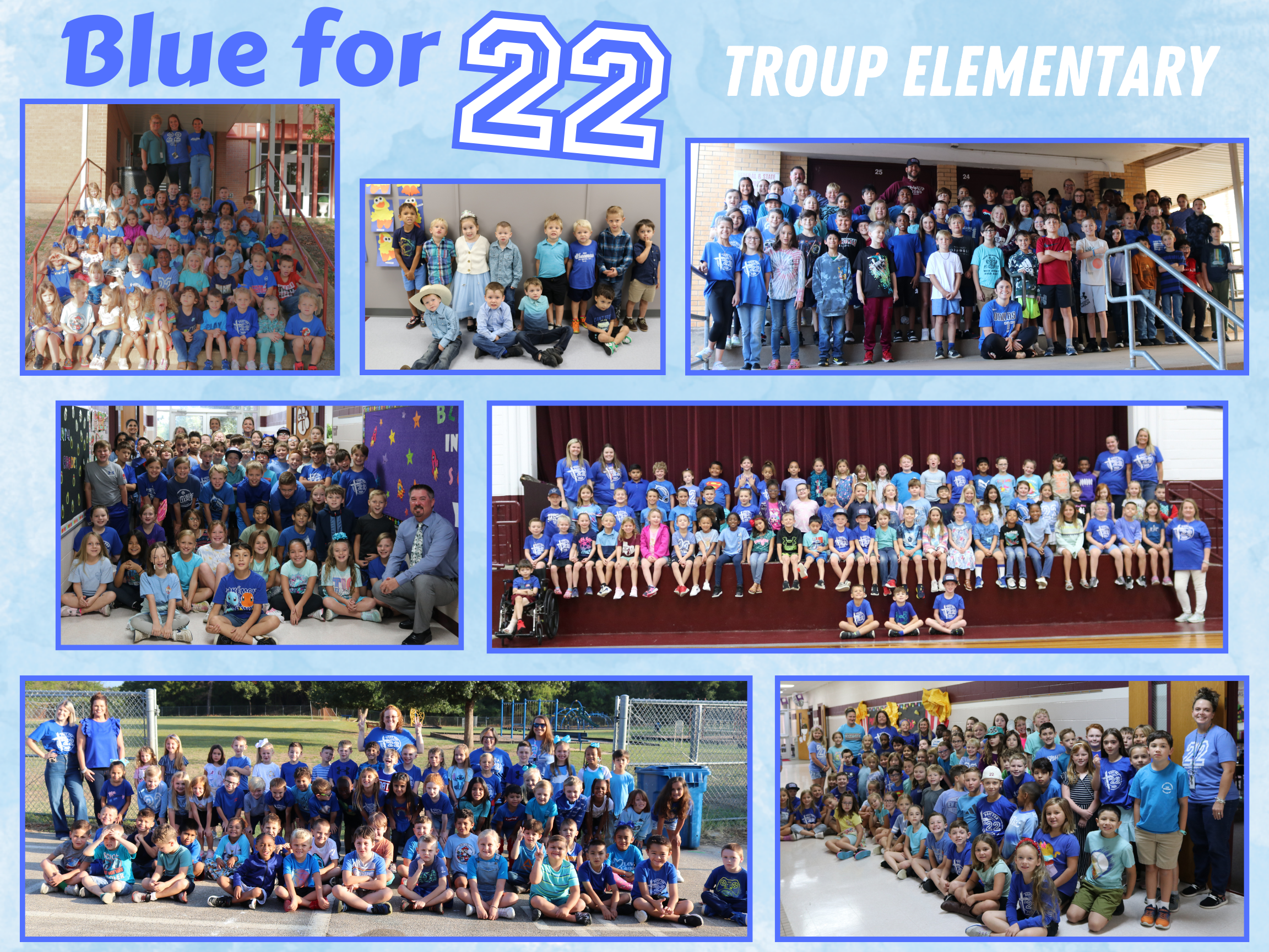 Troup Elementary Blue for 22